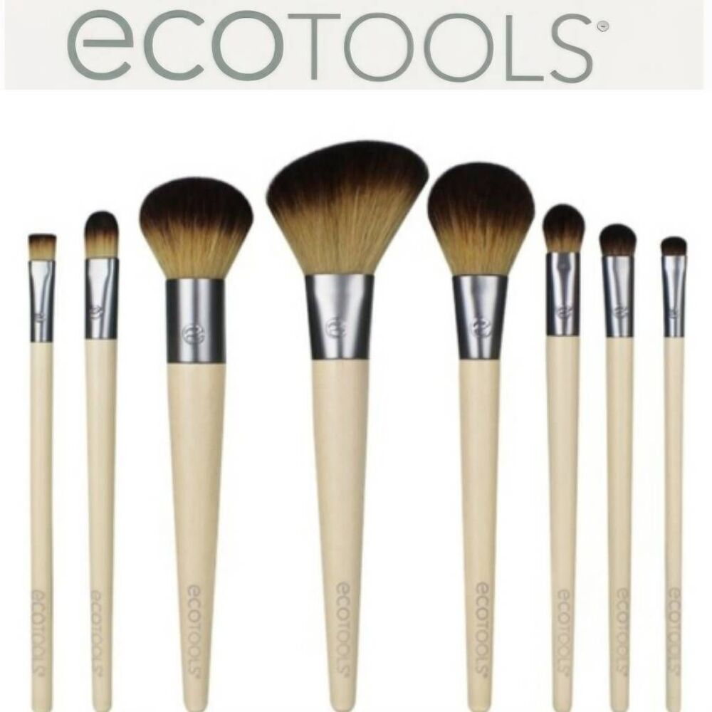 Eco Sanctuary 8PC Brush Set w/Reusable Tin